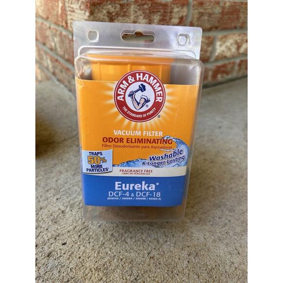 Arm And Hammer Odor Eliminating Vacuum Filter Eureka DCF-4 And DCF-18 - Picture 1 of 3
